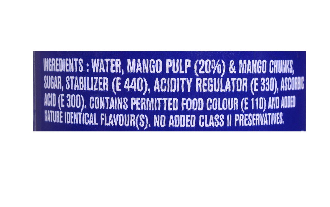 MOH Mango Juice With Chunks   Tin  240 millilitre